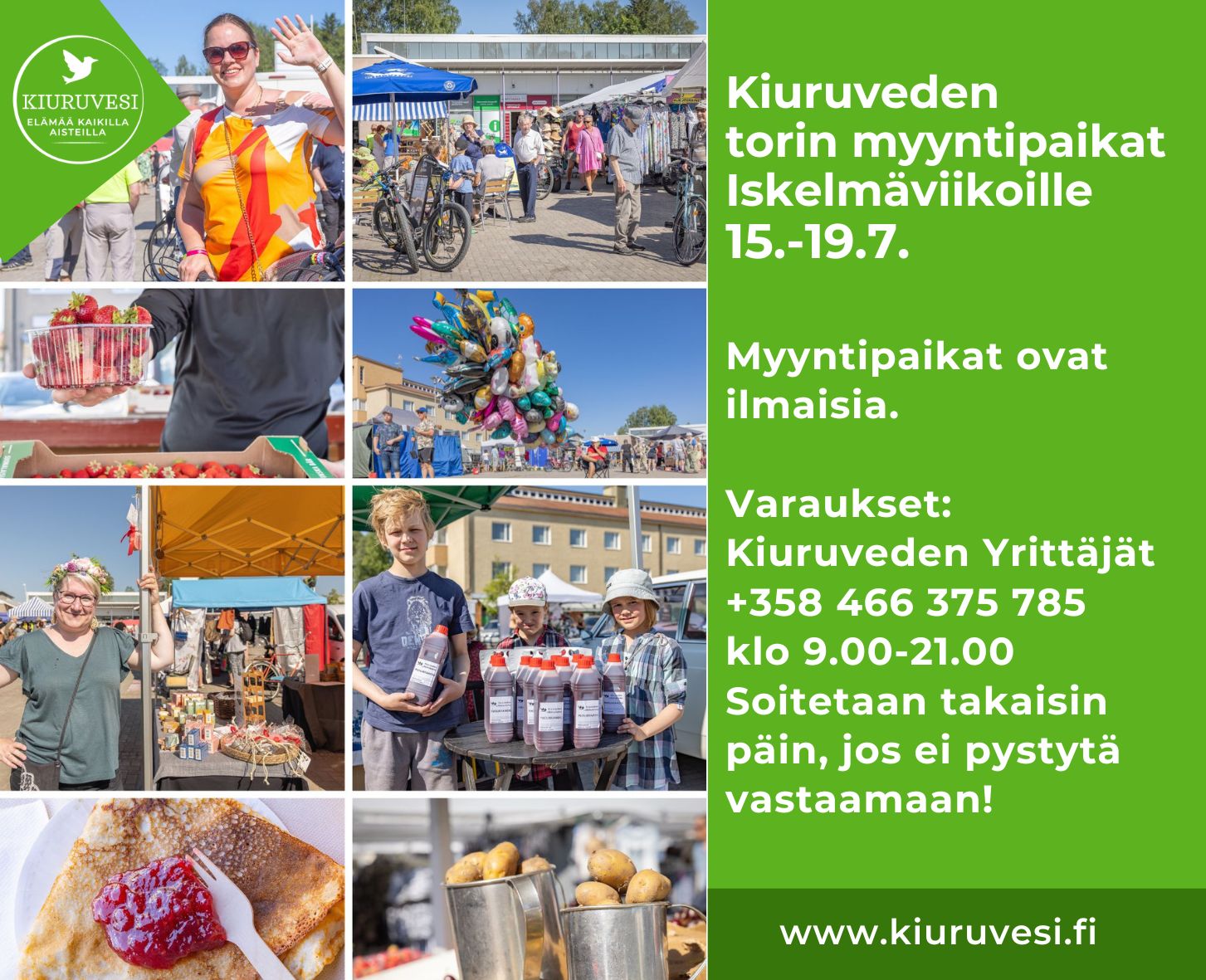 kuvia torimyyjistä